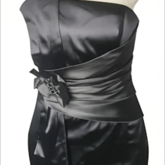 Signature By Sangria Black Formal Dress,  14, NWOT. ✔️ - Picture 5 of 5